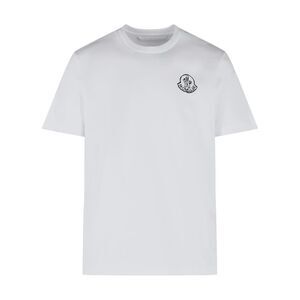 Moncler White Cotton T-Shirt Men